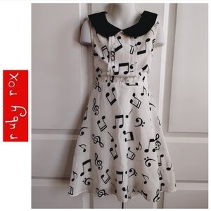 Ruby Rox Music Note Dress